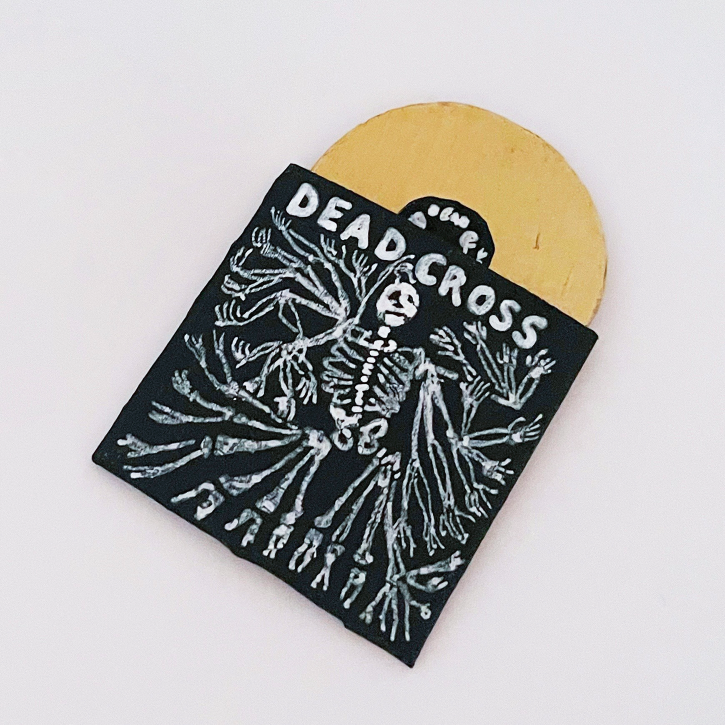 Paper Mache Dead Cross Vinyl Set